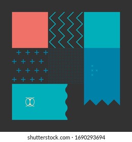 Digital collage of vector abstract technological elements with high-tech lines and geometric shapes, useful for web background, poster art design, magazine front page, hitech print, cover artwork