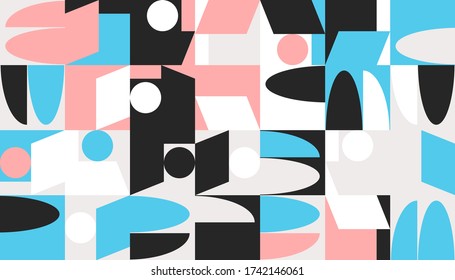 Digital collage of vector abstract technological elements with high-tech lines and geometric shapes, useful for web background, poster art design, magazine front page, hitech print, cover artwork.