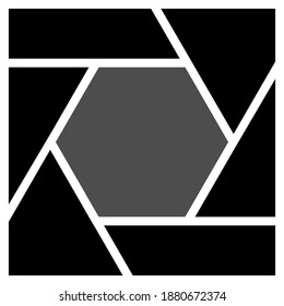 Digital collages. vector frame, collage photos concept. Colorable and editable eps 10 vector illustration.