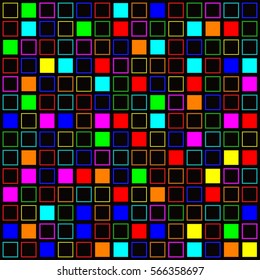 Digital and color light, abstract background.