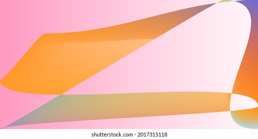 Digital Color Shape Fluid Smooth Surface. Pink Smooth Dynamic Futuristic Neon Gradient Mesh. Psychedelic Rainbow Technology Minimal Original Background. Modern Multicolor Pastel Layers Illustration.