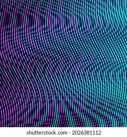 Fondo abstracto geométrico digital de color con efecto de malla de rejilla lineal. Salvapantallas tranquilas para diseño web, tarjeta de visita, aplicaciones móviles, afiche, paquete.
