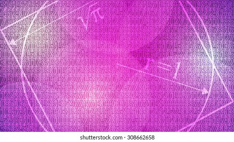 digital colorful abstract background pi and squaring