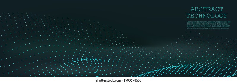 Digital communication abstract blue technology background. EPS 10. Internet technology vector illustration. 