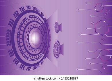 digital  communication concept for technology background