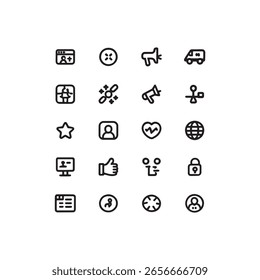 Digital Communication Symbols for Web and UI