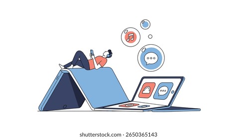 A tecnologia de comunicação digital aprimora a conectividade global e o intercâmbio de informações com a computação em nuvem