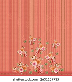 Diseño de camisa compuesta digital y estampados textiles.
Marca paquistaní Diseños digitales