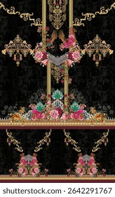 Digital composed shirt design and textile prints.
Pakistani brand Digital Designs
