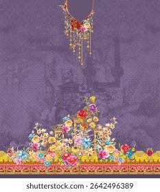 Digital composed shirt design and textile prints.
Pakistani brand Digital Designs