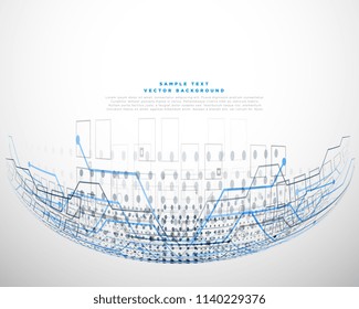 digital concept design with wire mesh