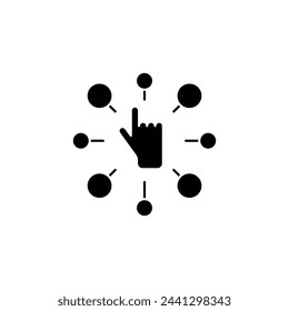 icono de línea de concepto digital. Ilustración de elemento simple. diseño de símbolo de esquema de concepto digital.