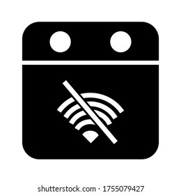 digital connection icon or logo isolated sign symbol vector illustration - high quality black style vector icons
