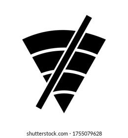 icono de conexión digital o logotipo símbolo de señal aislado ilustración vectorial - iconos vectoriales de estilo negro de alta calidad
