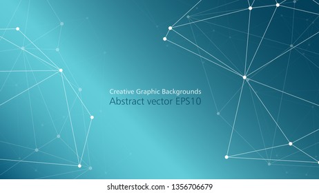 Digital connection technology and science, vector creative graphic illustration