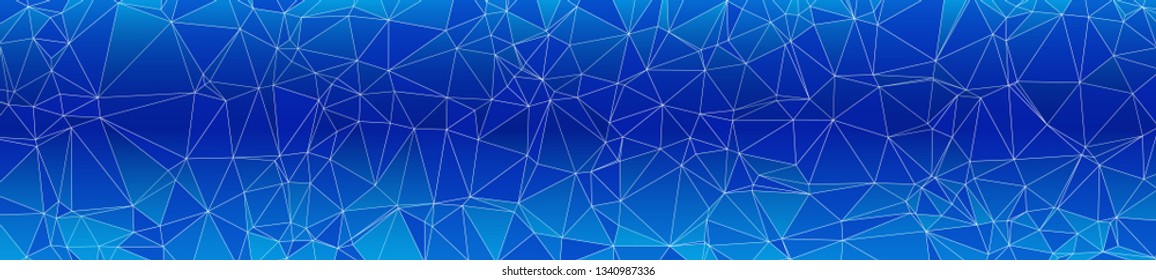 Digital connections abstract triangle shapes