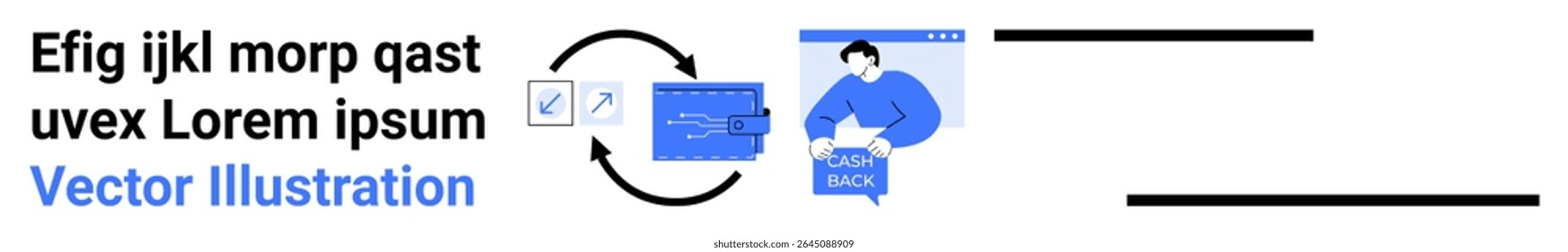 Digital content approval flow with document, checklist, user, and arrow icons. Ideal for workflow automation, project management, SEO guides, web design, app development, educational tools, landing