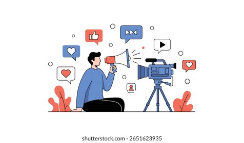 Digital Content Creation for Online Video Production and Social Media Engagement Strategies