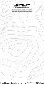 Digital Contour curve dot and line ripple and wave with wireframe . Abstract Background for 3D Futuristic technology concept