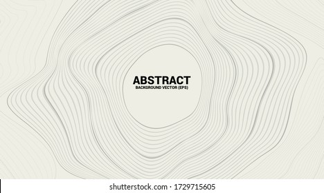 Digital Contour curve dot and line ripple and wave with wireframe . Abstract Background for 3D Futuristic technology concept
