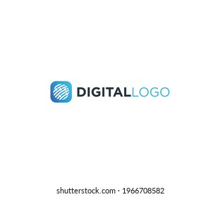 Digital corporate letter D logo design vector. Colorful digital letter icon template for technology. Pixel logotype
