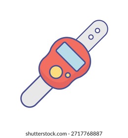 Icono de Vector de contador digital que puede modificarse o editarse fácilmente
