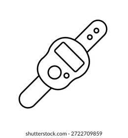 Icono de Vector de contador digital que puede modificarse o editarse fácilmente
