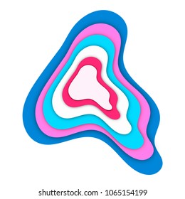 Digital craft. Abstract bright background. Effects. For your design.