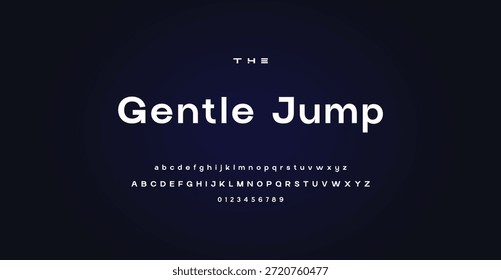 Digital creative modern logo alphabet fonts. Typography minimalist urban sans serif digital fashion future logos fonts. vector illustration