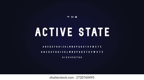 Digitale kreative moderne Logo-Alphabet-Schriftarten. Typografie minimalistische urbane sans serif digitale Mode Zukunft Logos Schriftarten. Vektorgrafik