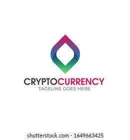 Digital-Crypto-Logo-Vorlage für Ihr Unternehmen