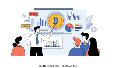 Digital currency analysis and investment strategy presentation for business growth opportunities