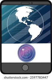 Digital currency and global connectivity on smartphone