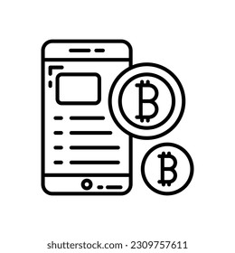 Digital Currency icon in vector. Illustration