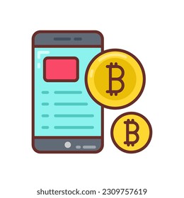 Digital Currency icon in vector. Illustration