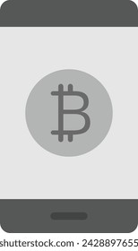 Imagen vectorial de icono de moneda digital. Adecuado para aplicaciones móviles, aplicaciones web y medios de impresión.