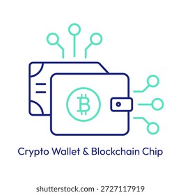 Digital currency security and crypto transaction system icon with editable stroke.