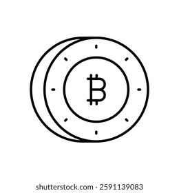 Digital currency used in blockchain transactions.