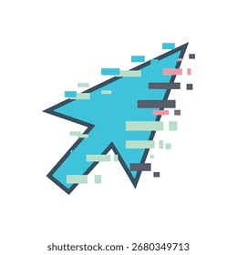 A digital cursor icon, symbolizing technology and innovation.