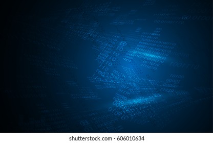 digital cyberspace tech sci fi binary movement design backdrop