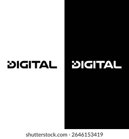 Ilustrações De Stock De Logotipo Digital D, Gráficos Vetoriais Royalty-Free.