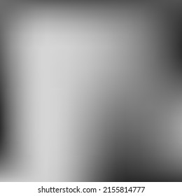 Fondo de degradado metálico monocromo oscuro digital. Color de agua gris blanco Malla de degradado mínimo. Textura borrosa del vector líquido de aluminio negro. Suave fondo negro de plata vacía.