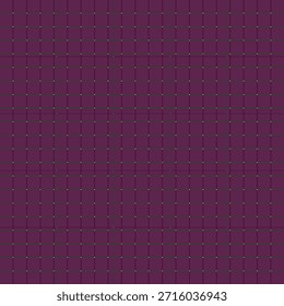 Fundo roxo escuro digital com linhas de grade de luz uniformemente espaçadas formando padrão quadrado simétrico para uso de design.