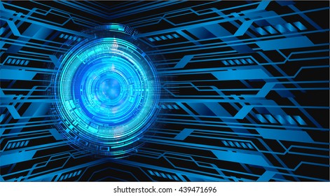 digital data background, blue abstract light hi tech pixel internet technology, Cyber security concept, Cyber data digital computer. eye scan virus. motion move speed. vector