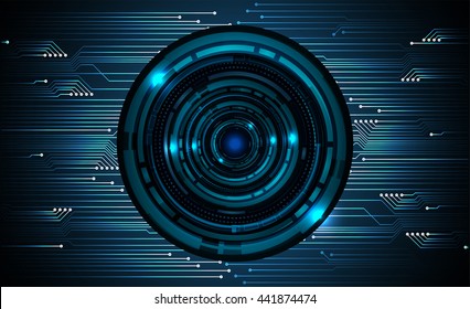 digital data background, blue abstract light hi tech pixel internet technology, Cyber security concept, Cyber data digital computer. eye scan virus. motion move speed. vector