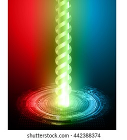digital data background, blue red green abstract light hi tech pixel internet technology, Cyber security concept, Cyber data digital computer. eye scan virus. motion move speed. vector