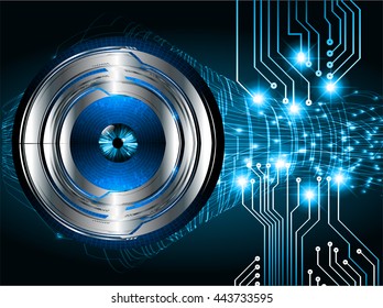 digital data background, blue silver abstract light hi tech pixel internet technology, Cyber security concept, Cyber data digital computer. eye scan virus. motion move speed. vector