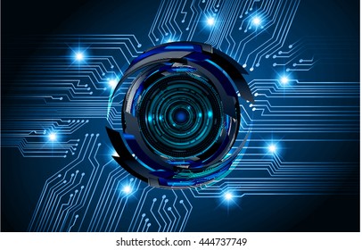 digital data background, blue silver abstract light hi tech pixel internet technology, Cyber security concept, Cyber data digital computer. eye scan virus. motion move speed. vector