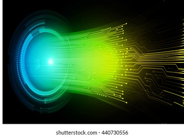 digital data background, blue yellow abstract light hi tech pixel internet technology, Cyber security concept, Cyber data digital computer. eye scan virus. motion move speed. vector
