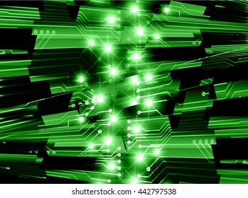 digital data background, green abstract light hi tech pixel internet technology, Cyber security concept, Cyber data digital computer. eye scan virus. motion move speed. vector